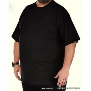 Marškinėliai S&D vyriški, trumpomis rankovėmis, juodi